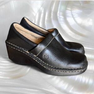 Vintage Born Leather Clogs